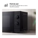 MICROONDAS 0.7P³ COMPACTO LG CON PUERTA DE CRISTAL MS2082
